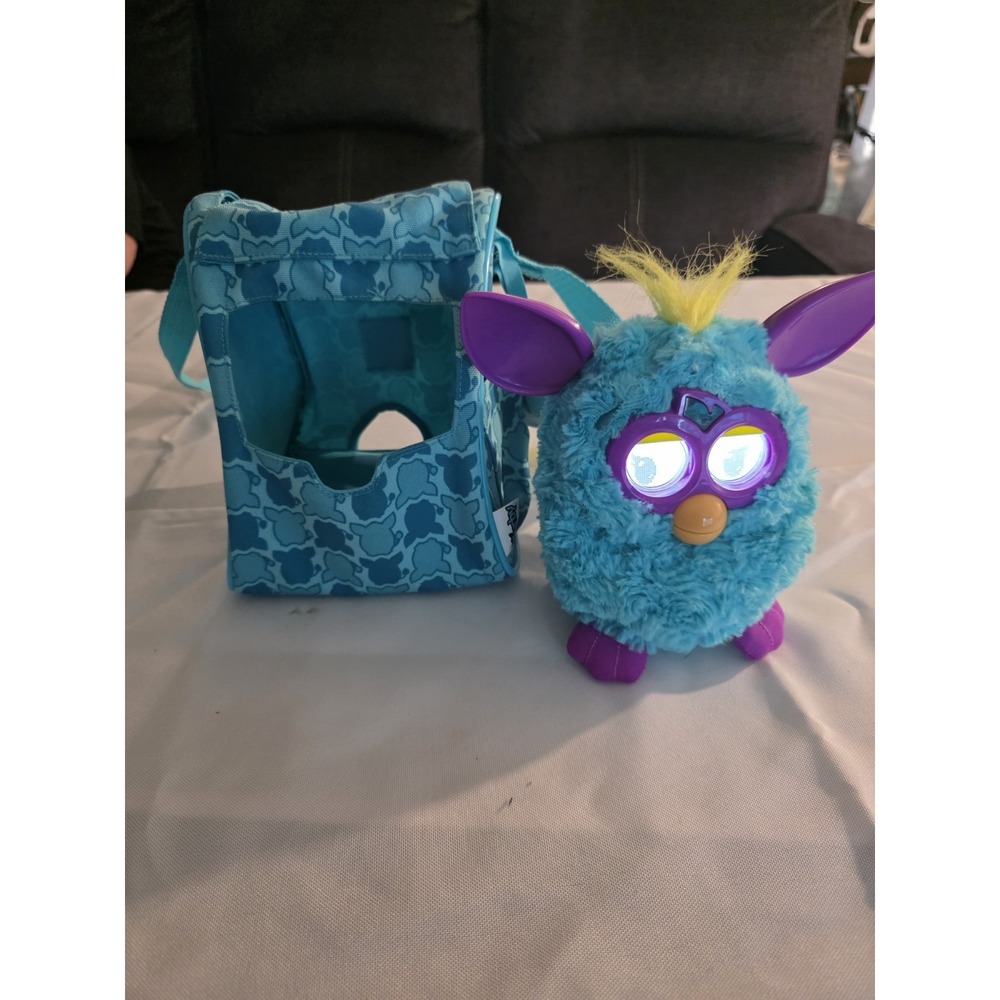 2012 Furby Lagoon Teal Purple -‎ 2nd Gen - Mind Of Its Own